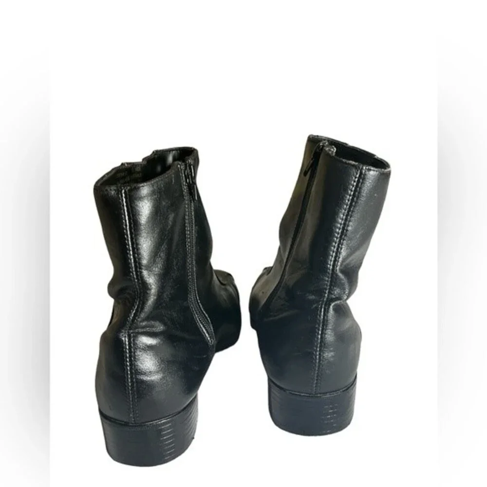 BAYTOWN QUALITY SHOES , BOOTS FOR MEN ZIPPER SIDE COLOR BLACK SIZD 11 WIDE